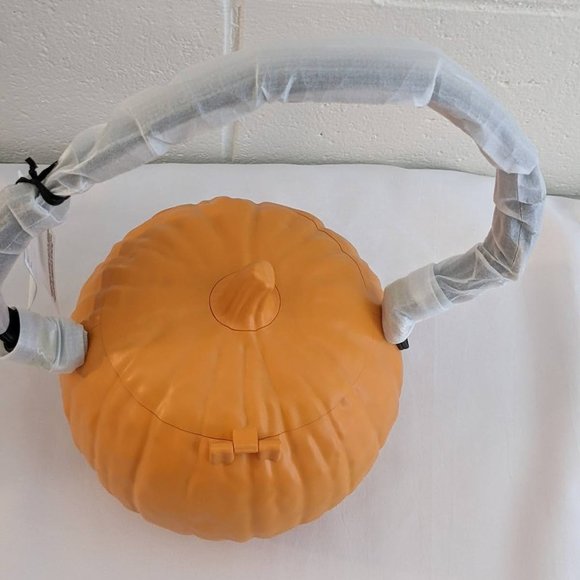 🎃 SS20 MOSCHINO COUTURE PUMPKIN TOP HANDLE ORANGE BAG HALLOWEEN TRICK / CHIC 🎃 - Picture 12 of 16